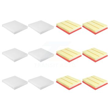 6x Air + 6x Cabin Filter (12 Total) Kit For 2019-2023 Ford Ranger 2.3L KFL-102939