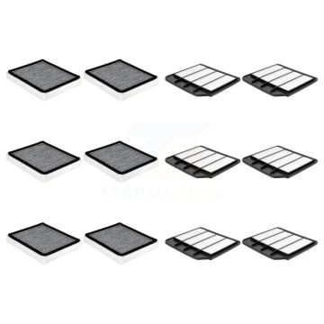 6x Air + 6x Cabin Filter (12 Total) Kit For 2016-2024 INFINITI QX80 KFL-102940