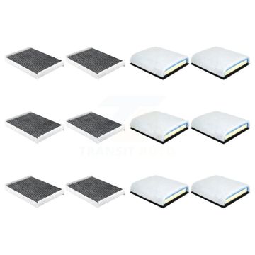 6x Air + 6x Cabin Filter (12 Total) Kit For Ford F-350 Super Duty F-250 F-450 F-550 F-600 KFL-102942