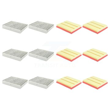 6x Air + 6x Cabin Filter (12 Total) Kit For BMW 335i xDrive 435i Gran Coupe M2 M235i GT 3 KFL-102967