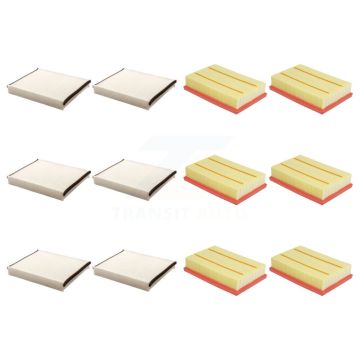 6x Air + 6x Cabin Filter (12 Total) Kit For 2019-2023 Ford Transit Connect 2.0L KFL-102971