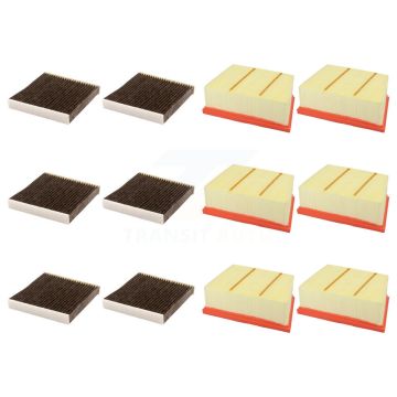 6x Air + 6x Cabin Filter (12 Total) Kit For Ford EcoSport KFL-102979