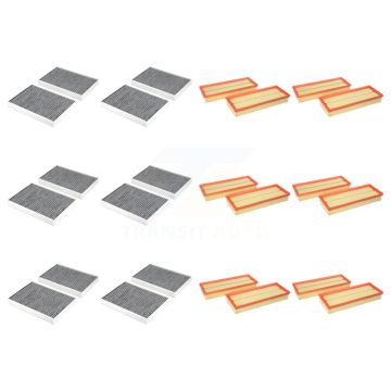 6x Air + 6x Cabin Filter (12 Total) Kit For Mercedes-Benz S550 S450 S350 CL550 S400 R550 KFL-102997