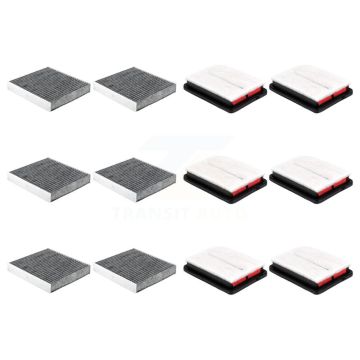 6x Air + 6x Cabin Filter (12 Total) Kit For Nissan Kicks Versa KFL-102998