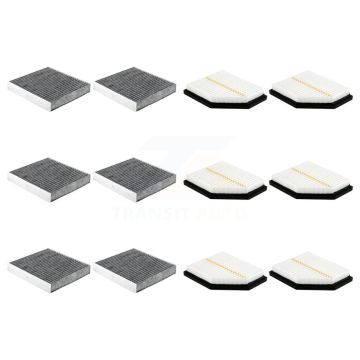 6x Air + 6x Cabin Filter (12 Total) Kit For Nissan Sentra Kicks KFL-103010