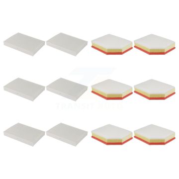 6x Air + 6x Cabin Filter (12 Total) Kit For Volvo XC60 S60 KFL-103012