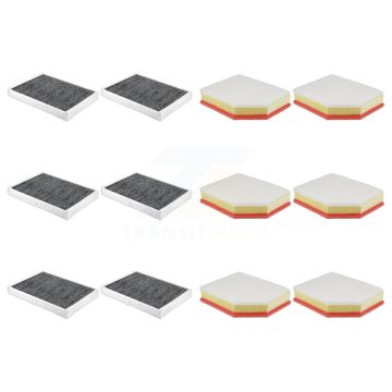 6x Air + 6x Cabin Filter (12 Total) Kit For Volvo XC60 S60 KFL-103013