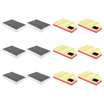 6x Air + 6x Cabin Filter (12 Total) Kit For 2019 Volvo S60 OE Part Number 31370161 KFL-103014