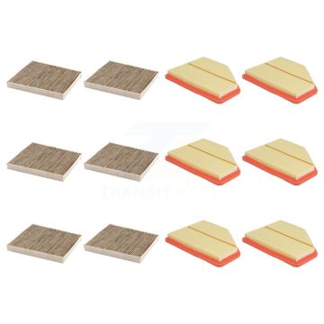 6x Air + 6x Cabin Filter (12 Total) Kit For 2016-2019 Chevrolet Volt KFL-103017
