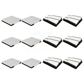 6x Air + 6x Cabin Filter (12 Total) Kit For Hyundai Genesis G90 KFL-103018