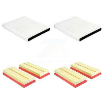 2x Air + 2x Cabin Filter (4 Total) Kit For Mercedes-Benz GLE63 AMG S ML550 GL550 ML63 KFL-103217