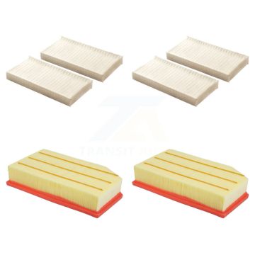 2x Air + 2x Cabin Filter (4 Total) Kit For 2018 Jeep Wrangler 2.0L 3.6L JK Body KFL-103233