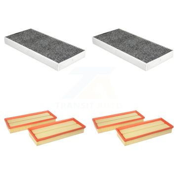2x Air + 2x Cabin Filter (4 Total) Kit For Mercedes-Benz SLK350 SLK280 SLK55 AMG SLK300 KFL-103276