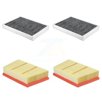 2x Air + 2x Cabin Filter (4 Total) Kit For Land Rover Discovery Sport Range Evoque Jaguar KFL-103306
