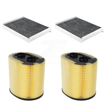 2x Air + 2x Cabin Filter (4 Total) Kit For Ford F-350 Super Duty F-250 F-450 F-550 KFL-103309