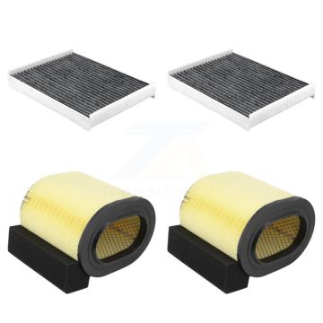 2x Air + 2x Cabin Filter (4 Total) Kit For Ford F-350 Super Duty F-250 F-450 F-550 F-650 KFL-103310