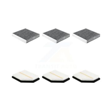 3x Air + 3x Cabin Filter (6 Total) Kit For Nissan Sentra Kicks KFL-103409