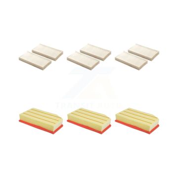 3x Air + 3x Cabin Filter (6 Total) Kit For 2018 Jeep Wrangler 2.0L 3.6L JK Body KFL-103412