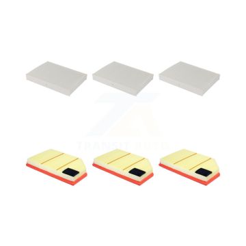 3x Air + 3x Cabin Filter (6 Total) Kit For Volvo XC60 S60 V60 S80 Cross Country XC70 KFL-103447