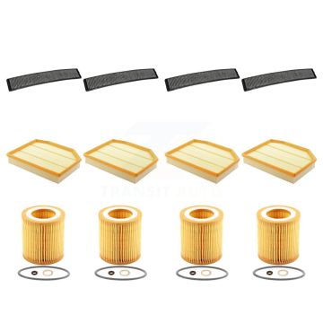 4x Air + 4x Cabin + 4x Engine Cartridge Oil Filter (12 Total) Kit For 07-10 BMW X3 3.0L KFM-102615