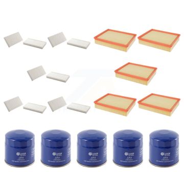 5x Air + 5x Cabin + 5x Engine Oil Filter (15 Total) Kit For 2007-2008 Dodge Nitro 4.0L KFM-102691