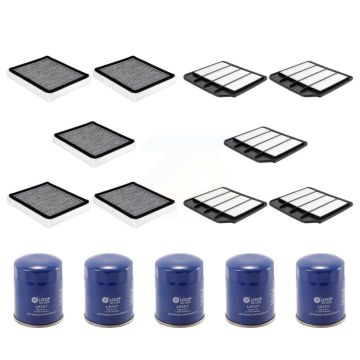5x Air + 5x Cabin + 5x Engine Oil Filter (15 Total) Kit For 2016-2023 INFINITI QX80 KFM-102707