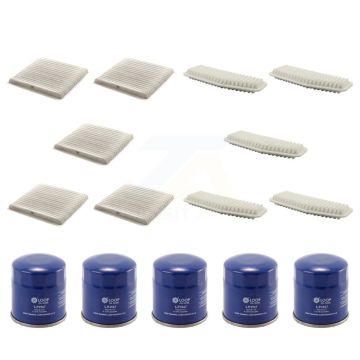 5x Air + 5x Cabin + 5x Engine Oil Filter (15 Total) Kit For 2001-2003 Toyota RAV4 2.0L KFM-102724