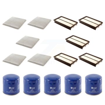5x Air + 5x Cabin + 5x Engine Oil Filter (15 Total) Kit For Mazda MPV KFM-102726