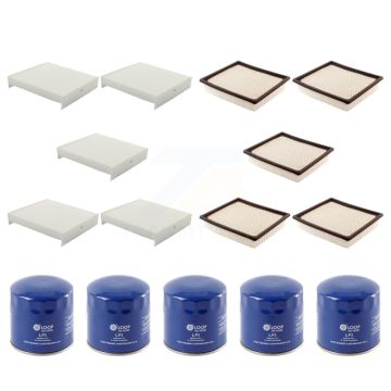 5x Air + 5x Cabin + 5x Engine Oil Filter (15 Total) Kit For Ford Mustang KFM-102740
