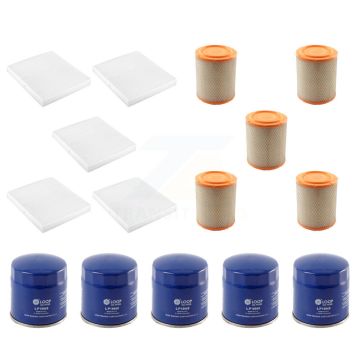 5x Air + 5x Cabin + 5x Engine Oil Filter (15 Total) Kit For Jeep Patriot Compass Dodge KFM-102744