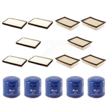5x Air + 5x Cabin + 5x Engine Oil Filter (15 Total) Kit For Ford Escape Mazda Tribute KFM-102750