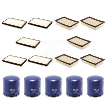 5x Air + 5x Cabin + 5x Engine Oil Filter (15 Total) Kit For Ford Escape Mazda Tribute KFM-102752
