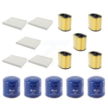 5x Air + 5x Cabin + 5x Engine Oil Filter (15 Total) Kit For Ford F-350 Super Duty F-250 KFM-102757