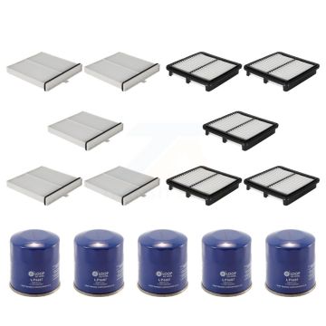 5x Air + 5x Cabin + 5x Engine Oil Filter (15 Total) Kit For 2016-2021 Mazda CX-3 KFM-102763