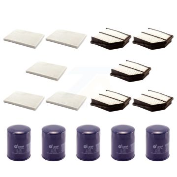 5x Air + 5x Cabin + 5x Engine Oil Filter (15 Total) Kit For Suzuki Grand Vitara 2.4L KFM-102767