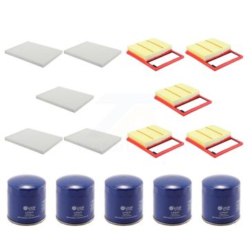 5x Air + 5x Cabin + 5x Engine Oil Filter (15 Total) Kit For Ford Fusion Lincoln MKZ SSV KFM-102777