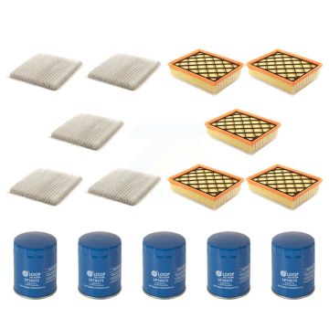 5x Air + 5x Cabin + 5x Engine Oil Filter (15 Total) Kit For 15 Ford Edge 3.5L To 01 19 15 KFM-102780