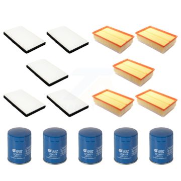 5x Air + 5x Cabin + 5x Engine Oil Filter (15 Total) Kit For Chevrolet Impala Limited KFM-102785