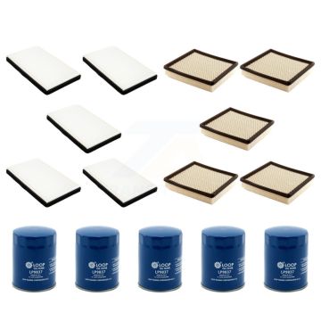 5x Air + 5x Cabin + 5x Engine Oil Filter (15 Total) Kit For Chevrolet Impala Monte Carlo KFM-102789
