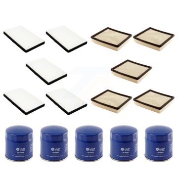 5x Air + 5x Cabin + 5x Engine Oil Filter (15 Total) Kit For Chevrolet Impala Buick Grand KFM-102790