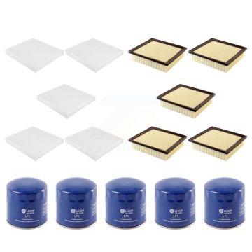 5x Air + 5x Cabin + 5x Engine Oil Filter (15 Total) Kit For Jeep Grand Cherokee Dodge KFM-102799