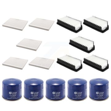 5x Air + 5x Cabin + 5x Engine Oil Filter (15 Total) Kit For Kia Forte5 Forte Koup 1.6L KFM-102816