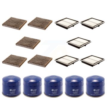 5x Air + 5x Cabin + 5x Engine Oil Filter (15 Total) Kit For 2011-2016 Subaru Legacy 3.6L KFM-102826