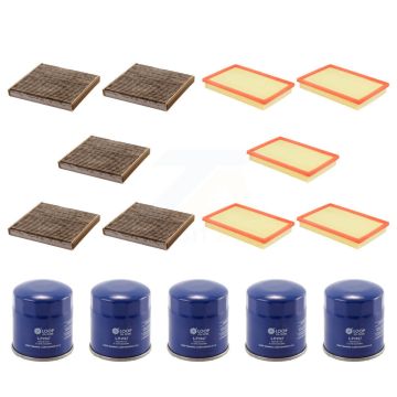 5x Air + 5x Cabin + 5x Engine Oil Filter (15 Total) Kit For 10-12 Lexus HS250h 2 Required KFM-102828