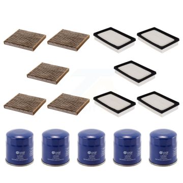 5x Air + 5x Cabin + 5x Engine Oil Filter (15 Total) Kit For 2012-2015 Toyota Prius C KFM-102829
