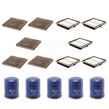 5x Air + 5x Cabin + 5x Engine Oil Filter (15 Total) Kit For Subaru Outback Legacy KFM-102830