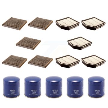 5x Air + 5x Cabin + 5x Engine Oil Filter (15 Total) Kit For 2006-2007 Lexus GS430 4.3L KFM-102834