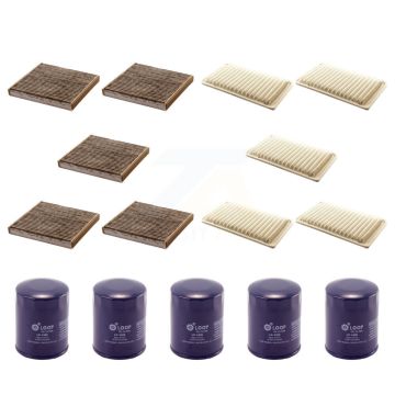 5x Air + 5x Cabin + 5x Engine Oil Filter (15 Total) Kit For Toyota Camry KFM-102835