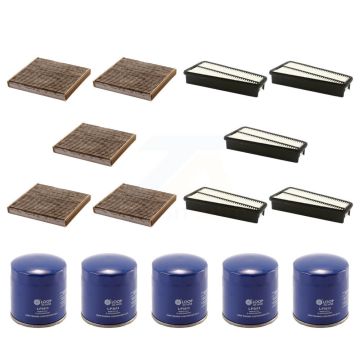 5x Air + 5x Cabin + 5x Engine Oil Filter (15 Total) Kit For 2007-2010 Toyota Tundra 4.0L KFM-102838