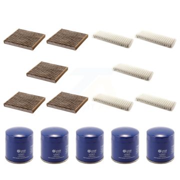 5x Air + 5x Cabin + 5x Engine Oil Filter (15 Total) Kit For Toyota Highlander KFM-102839